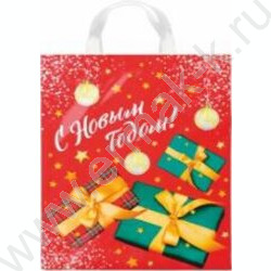 Пакет полиэтиленовый с петлевой ручкой 28*35см Презент | Фото 1
