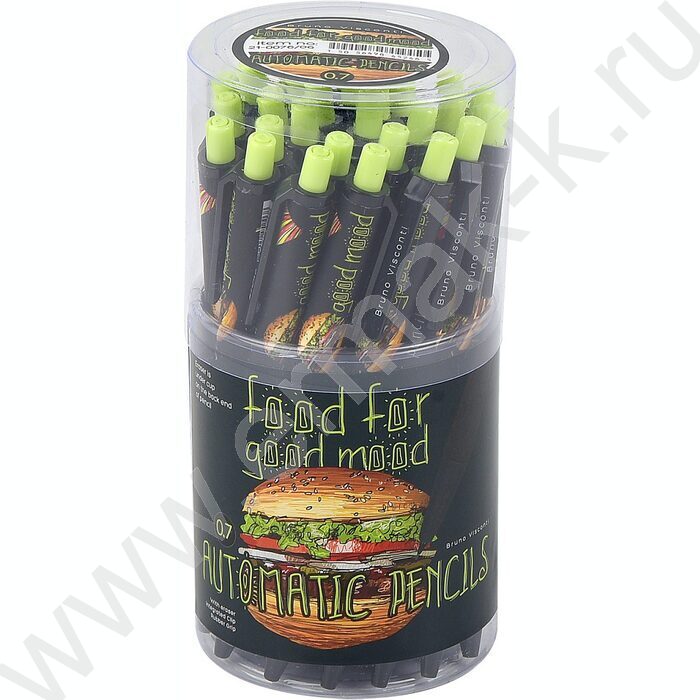 Карандаш механический 0,7мм с ластиком Good Mood. Бургер | Фото 4