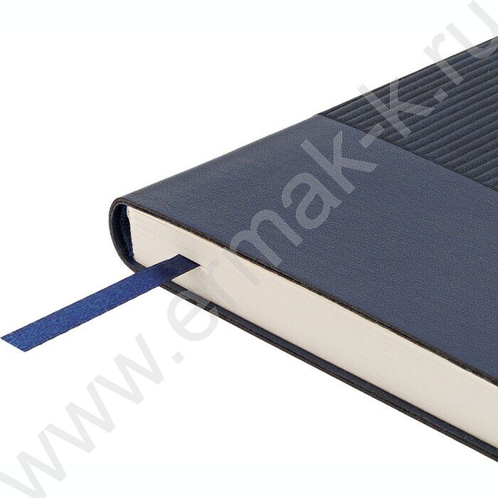 Ежедневник н/дат А5 136л Soho синий /ляссе/блок линейка | Фото 8