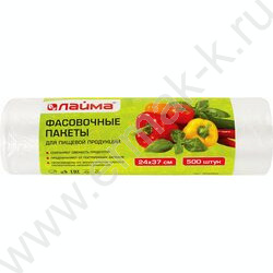 Пакет-фасовочный ПНД 24х37 500шт./уп. д/бытовых целей | Фото 1