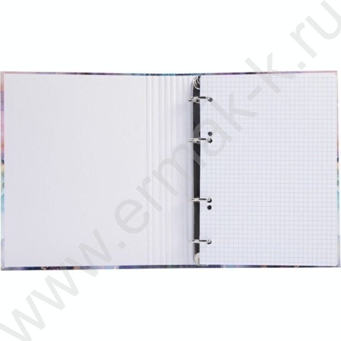 Тетрадь 120л клетка/кольца "Цветочные сны" /глянц.лам. | Фото 3