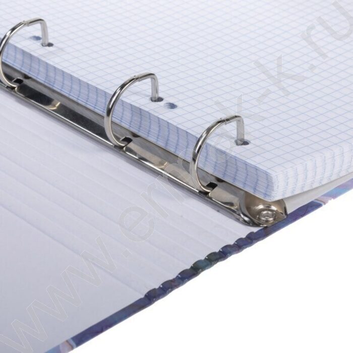 Тетрадь 120л клетка/кольца "Цветочные сны" /глянц.лам. | Фото 4