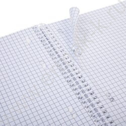 Тетрадь 120л клетка/спираль /3 цв. разделителя, перфорация на отрыв/тв.обл.Soft-touch "Big wave" | Фото 4