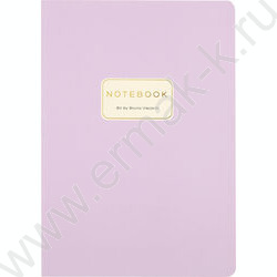 Тетрадь  40л линейка "Monocolor.Зефирный сиреневый" 70 г/м2 бежевая бумага | Фото 1