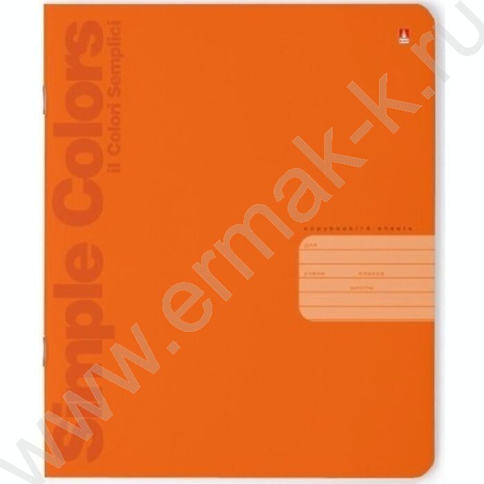 Тетрадь  18л линейка "Простые цвета" ассорти | Фото 5