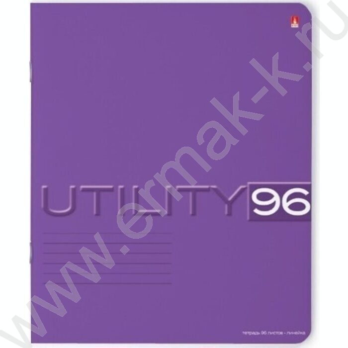 Тетрадь  96л линейка "Utility" ассорти | Фото 3
