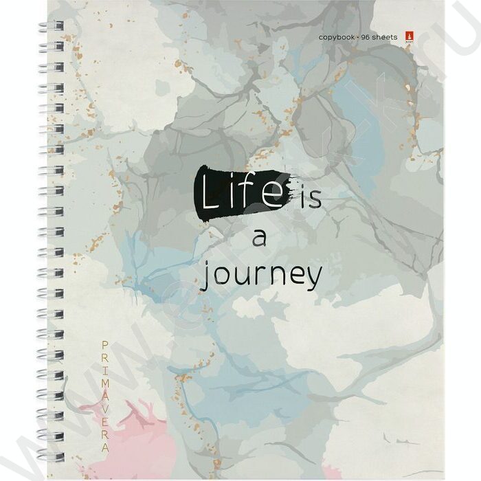 Тетрадь  96л клетка/спираль "Primavera" ассорти | Фото 6