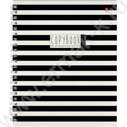 Тетрадь  80л клетка/спираль "Black&White" ассорти | Фото 2