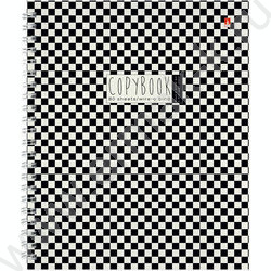 Тетрадь  80л клетка/спираль "Black&White" ассорти | Фото 4