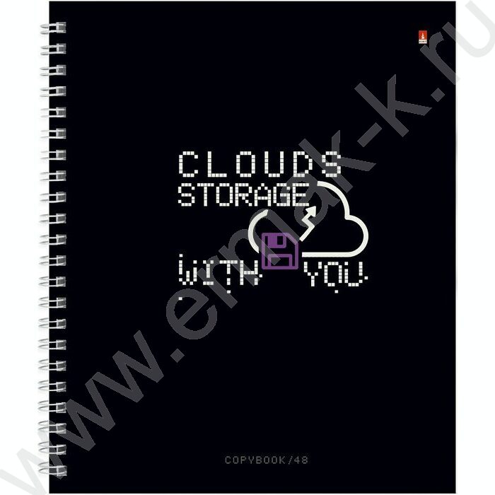 Тетрадь  48л клетка/спираль "Life interface" ассорти | Фото 4