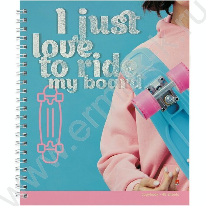 Тетрадь  48л клетка/спираль "Renny board" ассорти | Фото 5