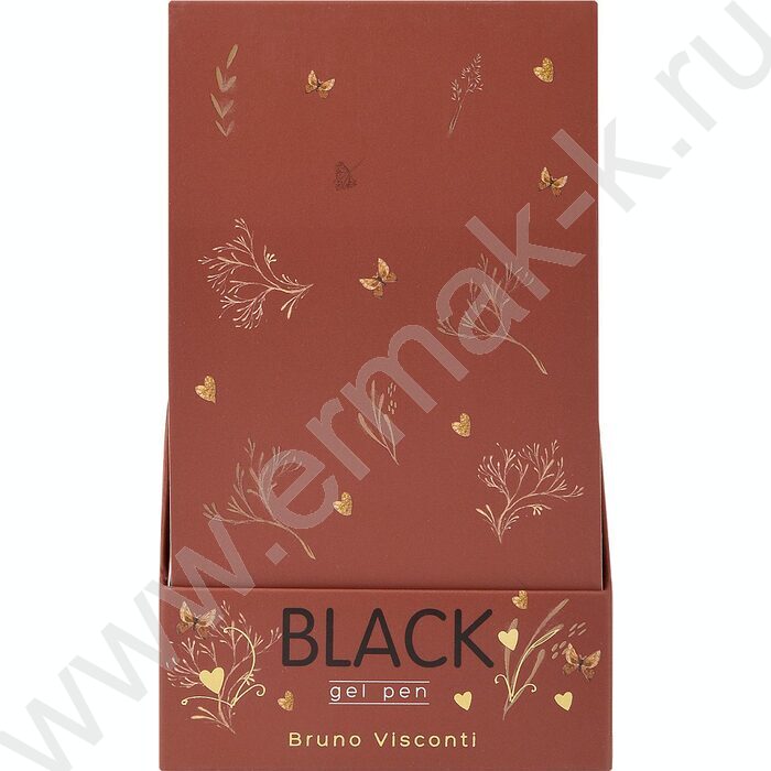 Ручка гелевая черная 0,5мм  UniWrite Котики счастья | Фото 5