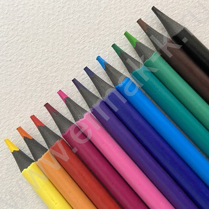 Карандаши пластиковые 12цв Рисуй и стирай с ластиком и точилкой 4вида | Фото 8