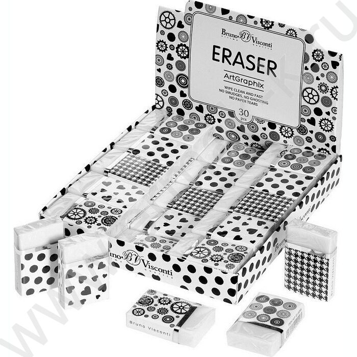 Ластик Супермягкий белый ArtGraphix | Фото 8