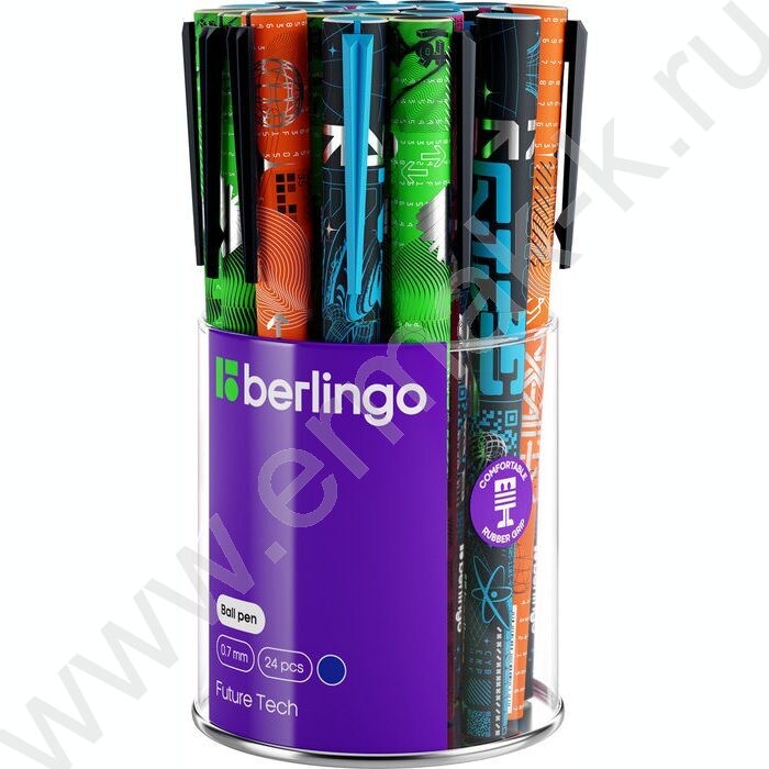 Ручка шар "Future Tech" 0,7мм синяя /ассорти | Фото 3