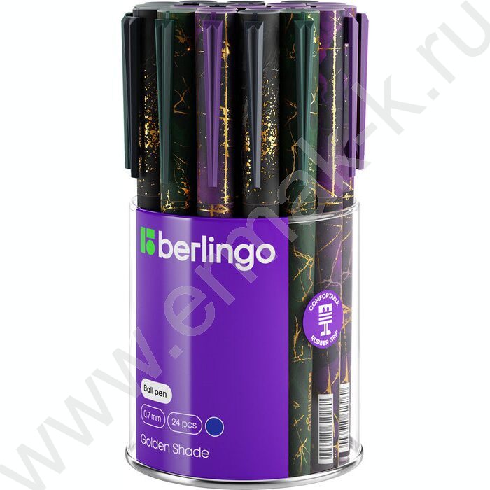 Ручка шар "Golden Shade" 0,7мм синяя /ассорти | Фото 3