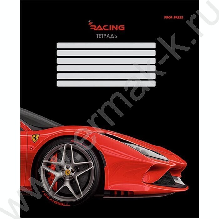 Тетрадь  12л клетка "Шикарная машина" 5видов | Фото 5
