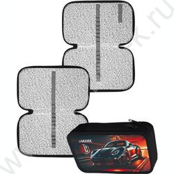 Пенал б/наполн. 2молнии 205x120мм "No Limits", картон с покрытием из фольги с конгрев. тиснением | Фото 1