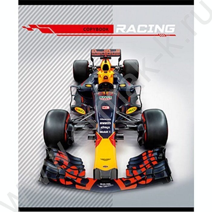 Тетрадь  40л клетка "Королевская гонка" ассорти | Фото 5