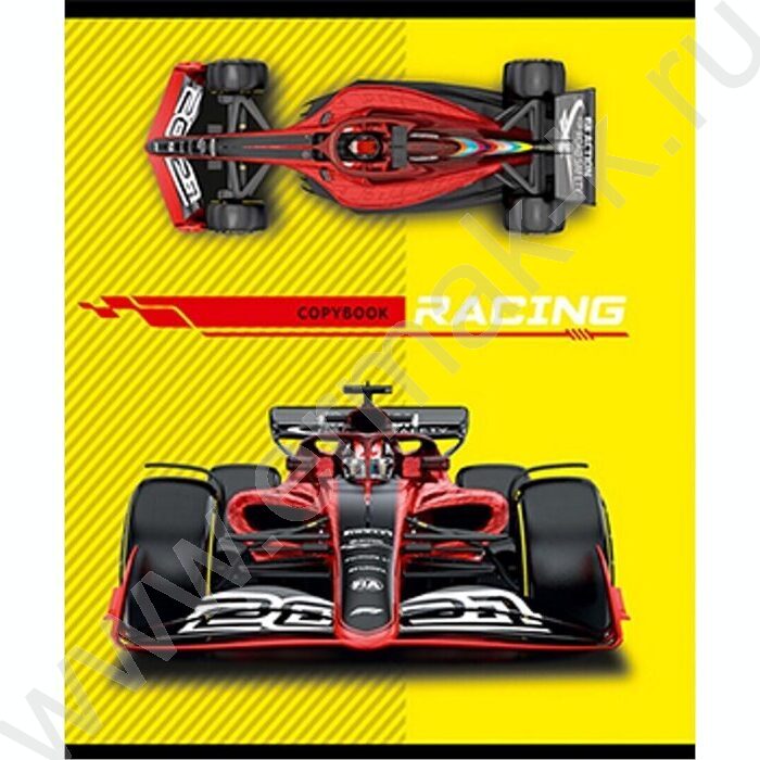 Тетрадь  40л клетка "Королевская гонка" ассорти | Фото 6