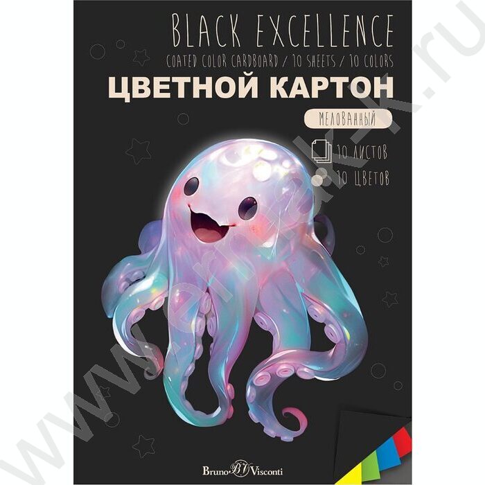 Картон цв. А4 10л/10цв | Фото 1