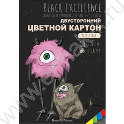 Картон цв. Двусторонний А4 10л/10цв | Фото 1