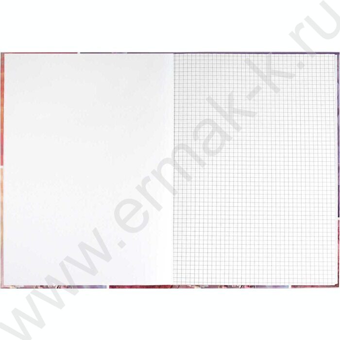 Тетрадь  96л А4 клетка/тв.обл. "Сиреневый микс" /лянц.лам./ | Фото 3