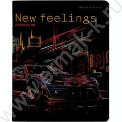 Тетрадь  48л клетка "Tokyo drift" /мат.лам.Soft Touch/выб.УФ-лак/ ассорти | Фото 4
