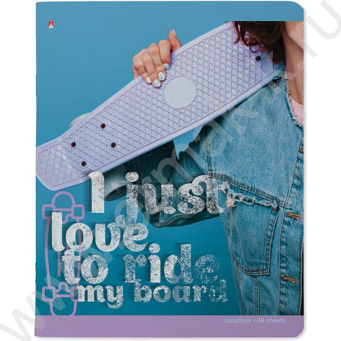 Тетрадь  48л клетка "Penny board" /мат.лам./ 5видов | Фото 2