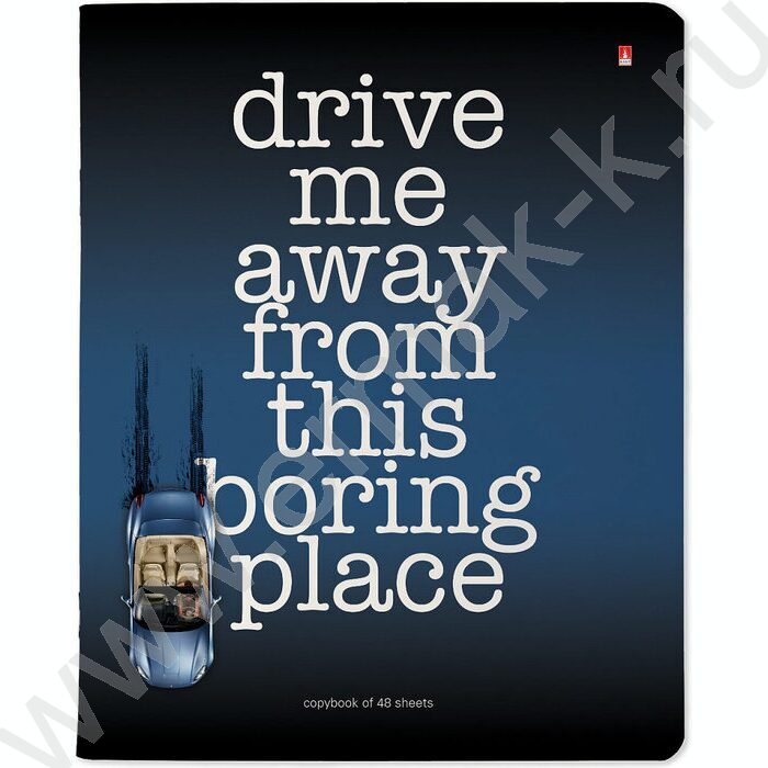 Тетрадь  48л клетка "Автодрайв" /УФ- лак сплошной/ 5видов | Фото 3