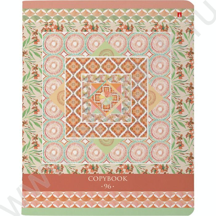 Тетрадь  96л клетка "Новый шик.Узоры" /мат.лам./ 5видов | Фото 2