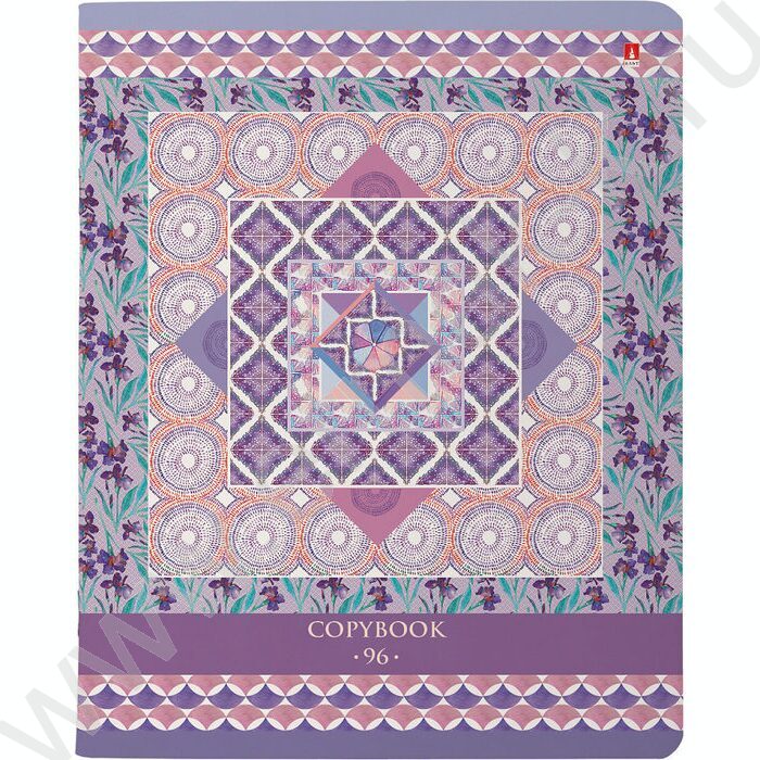 Тетрадь  96л клетка "Новый шик.Узоры" /мат.лам./ 5видов | Фото 3
