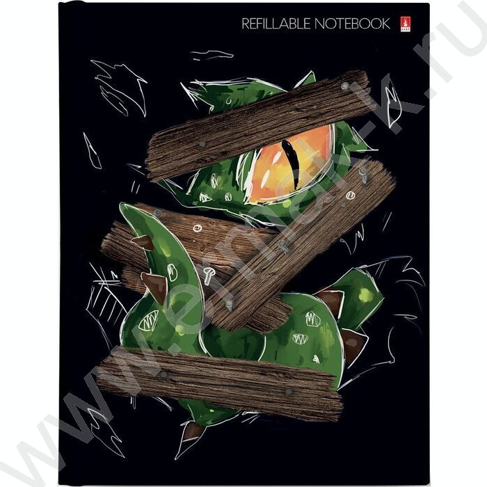 Тетрадь  80л клетка/кольца "Опасные" со смен.блоком | Фото 1