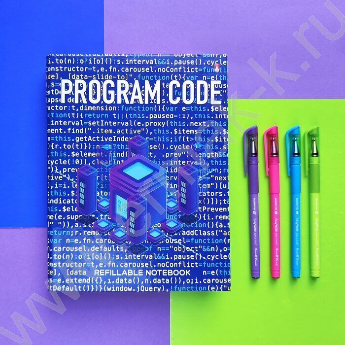 Тетрадь 160л клетка/кольца "Deep" со смен.блоком | Фото 5