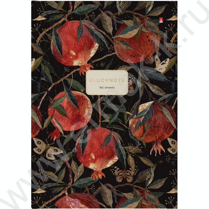 Бизнес-блокнот 160л А4 тв.обл."Гранат" | Фото 1