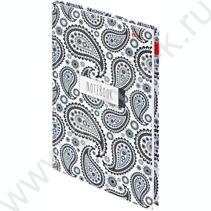 Бизнес-блокнот  80л А5 тв.обл. "Black&White" | Фото 1