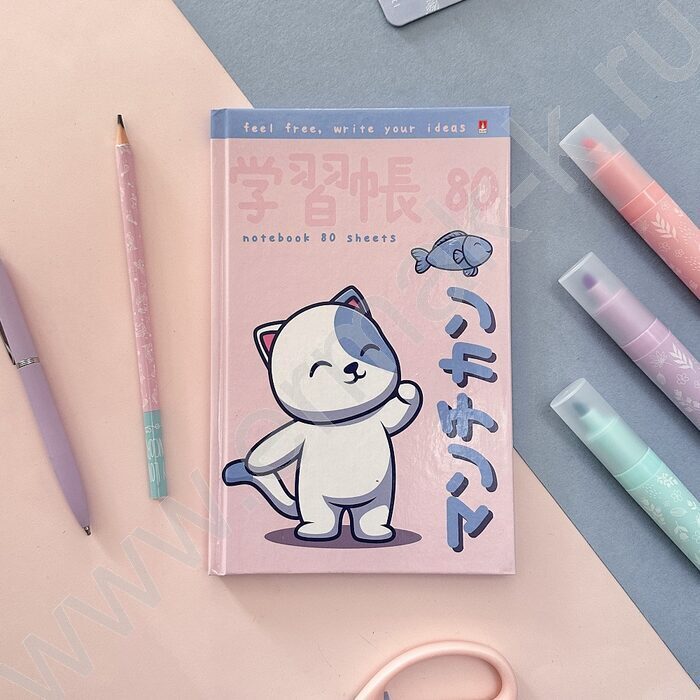 Бизнес-блокнот  80л А5 тв.обл. "Kawall animals" | Фото 3