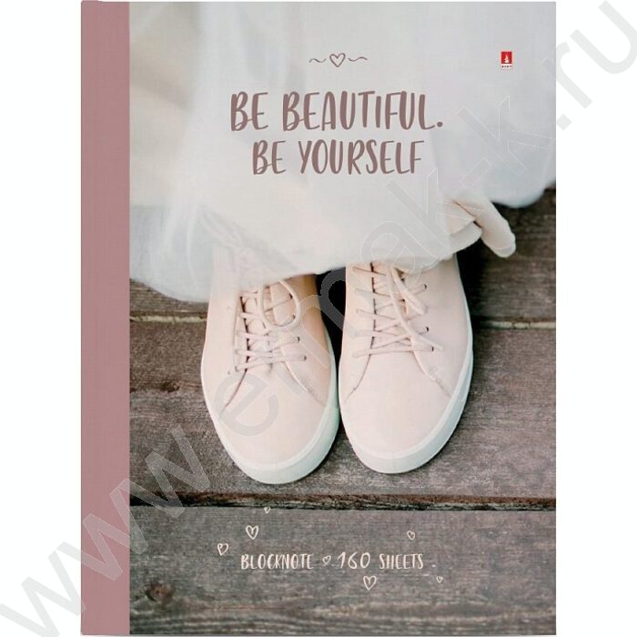 Бизнес-блокнот 160л А6 тв.обл. "Be beautiful" | Фото 2