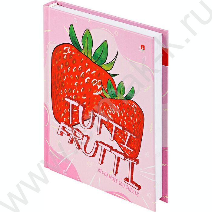 Бизнес-блокнот 160л А6 тв.обл. "Tutti Fruiti" | Фото 1