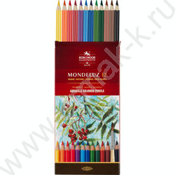 Карандаши акварельные 12цв Mondeluz европодвес (KIN 3716) | Фото 3