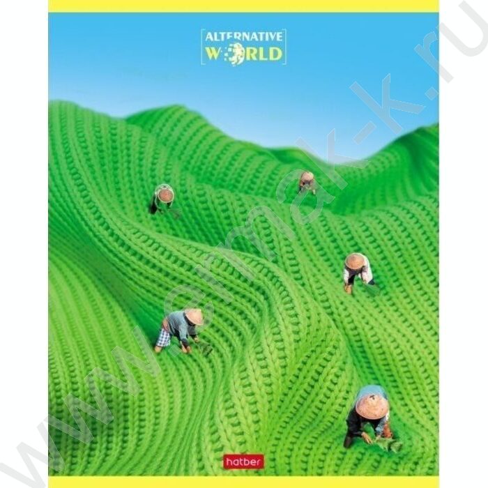 Тетрадь  40л клетка "Альтернативный мир" ассорти | Фото 3