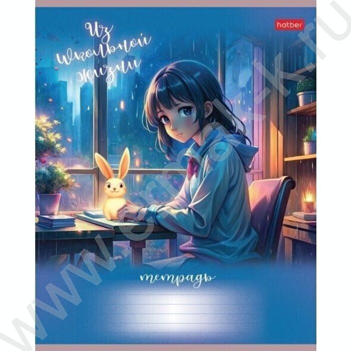 Тетрадь  40л клетка "Из школьной жизни" ассорти | Фото 3