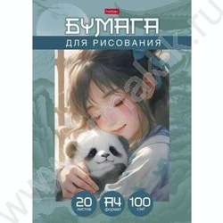 Папка д/рисования А4 20л 100г/м² "Нежные моменты" | Фото 1
