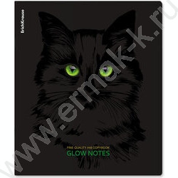 Тетрадь  48л клетка "Gaze" /лам. soft-touch + выбор. УФ-лак /ассорти | Фото 6