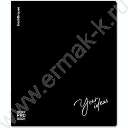 Тетрадь  48л А5+ клетка/пластик обл./ "Words" /черный /ассорти | Фото 2