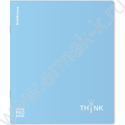 Тетрадь  48л А5+ клетка/пластик обл./ "Symbol" /голубой /ассорти | Фото 3