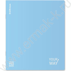 Тетрадь  48л А5+ клетка/пластик обл./ "Symbol" /голубой /ассорти | Фото 5