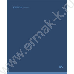 Тетрадь  48л клетка "Monocolor. Blue" soft-touch ламинация /ассорти | Фото 2