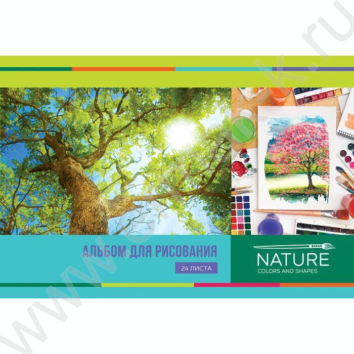 Альбом д/рисования 24л "Мое вдохновение" ассорти, эконом | Фото 5