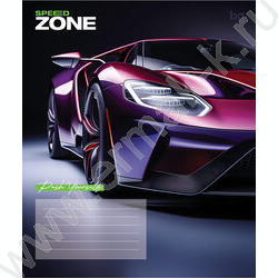 Тетрадь  12л линейка косая частая "Speed zone" ассорти | Фото 3
